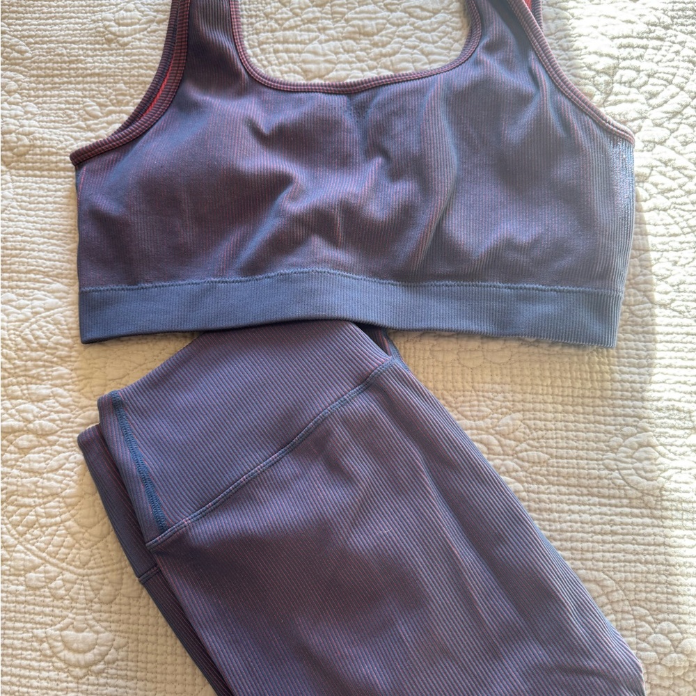 Fabletics Seamless Sports Bra and Legging Set